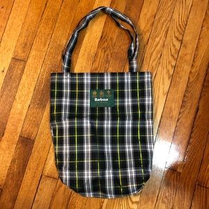 barbour mini tote bag